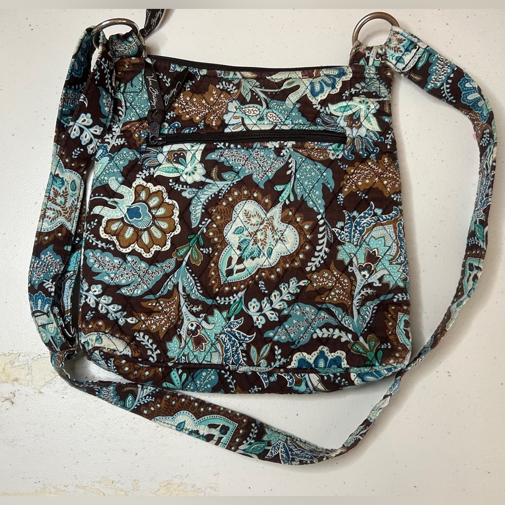 VERA BRADLEY Hipster in Blue Java Crossbody Purse Bag